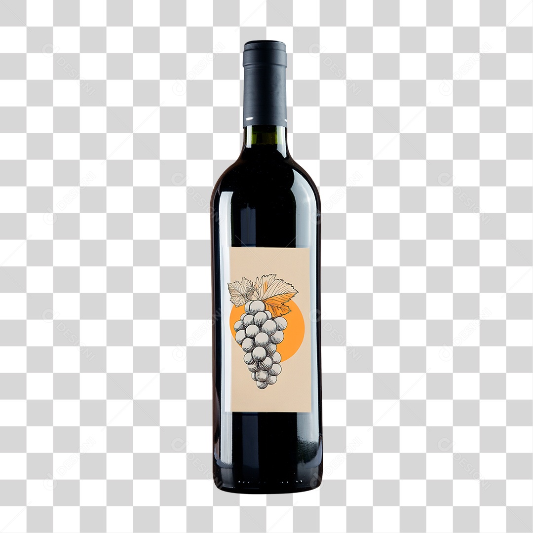 Garrafa de Vinho PNG Transparente
