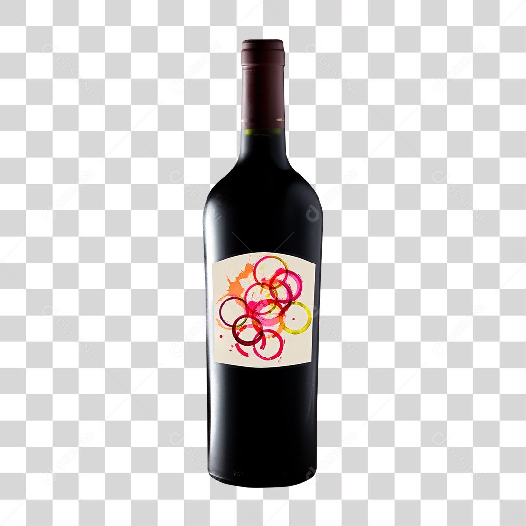 Garrafa de Vinho PNG Transparente