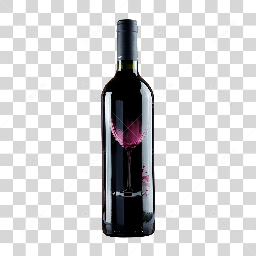 Garrafa de Vinho PNG Transparente