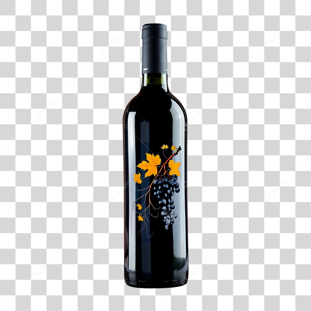 Garrafa de Vinho PNG Transparente