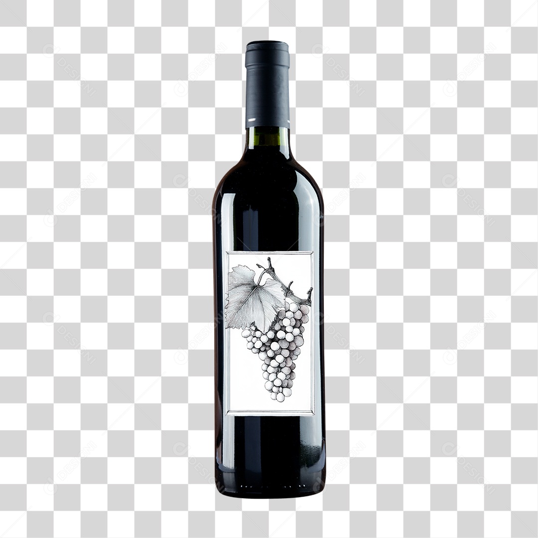 Garrafa de Vinho PNG Transparente