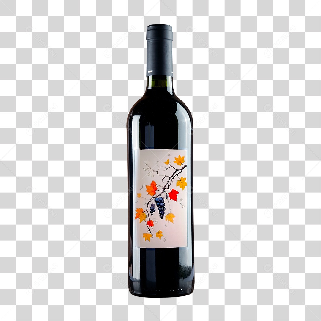 Garrafa de Vinho PNG Transparente