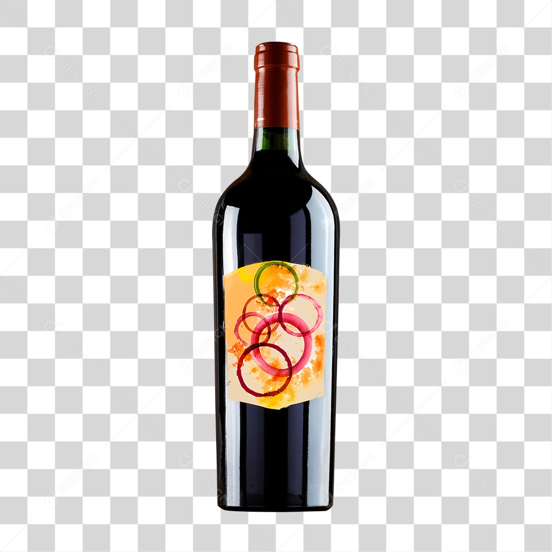 Garrafa de Vinho PNG Transparente