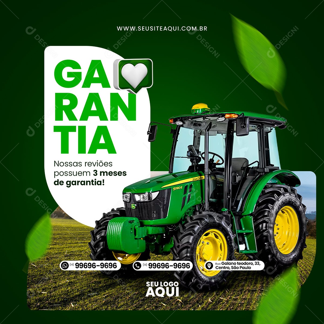 Agronegócio Agropecuária Social Media PSD Editável