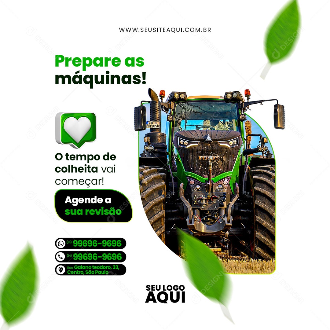 Agronegócio Agropecuária Social Media PSD Editável