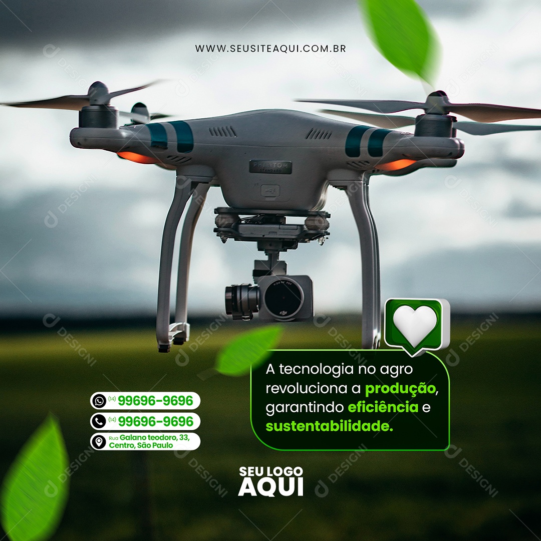 Agronegócio Agropecuária Social Media PSD Editável