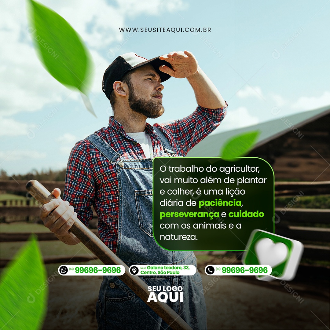 Agronegócio Agropecuária Social Media PSD Editável