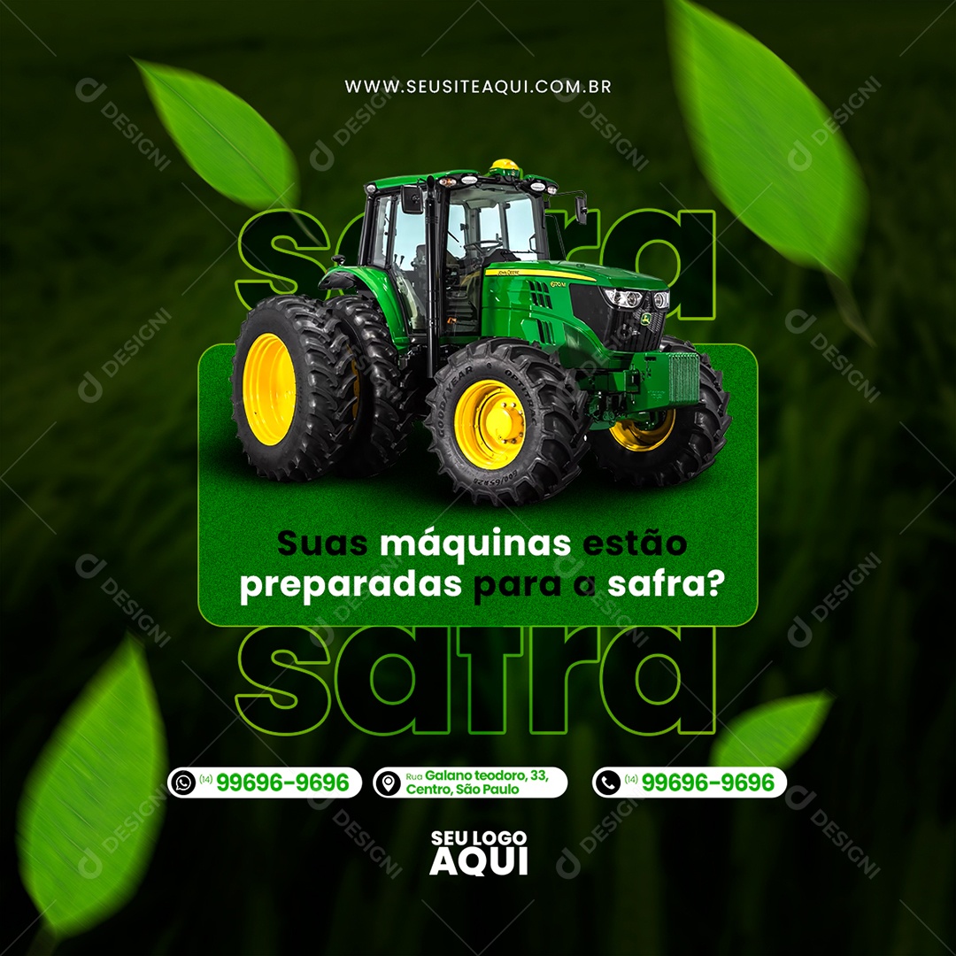 Agronegócio Agropecuária Social Media PSD Editável