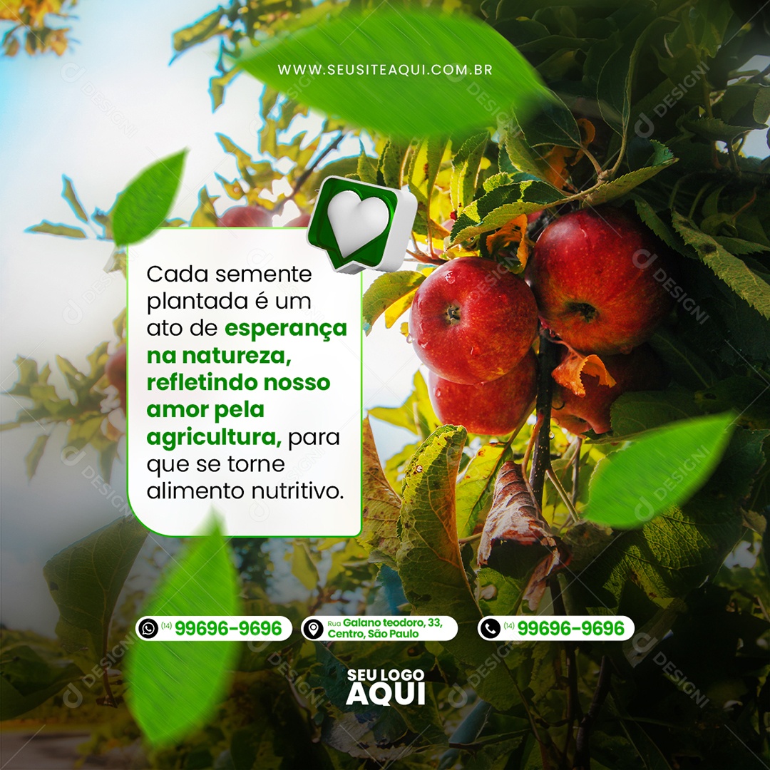 Agronegócio Agropecuária Social Media PSD Editável