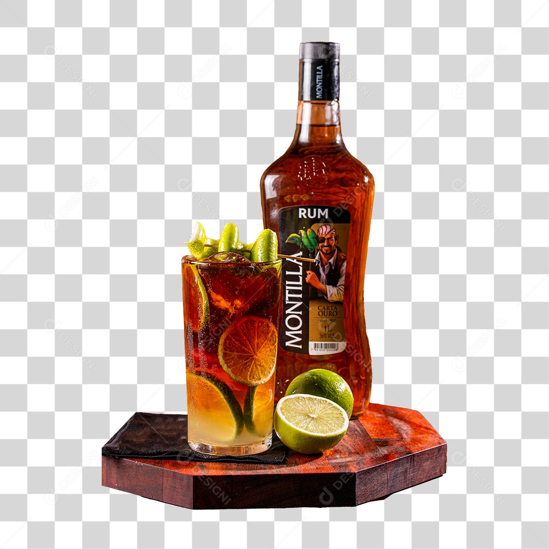 Rum Montilla Bebida PNG Transparente