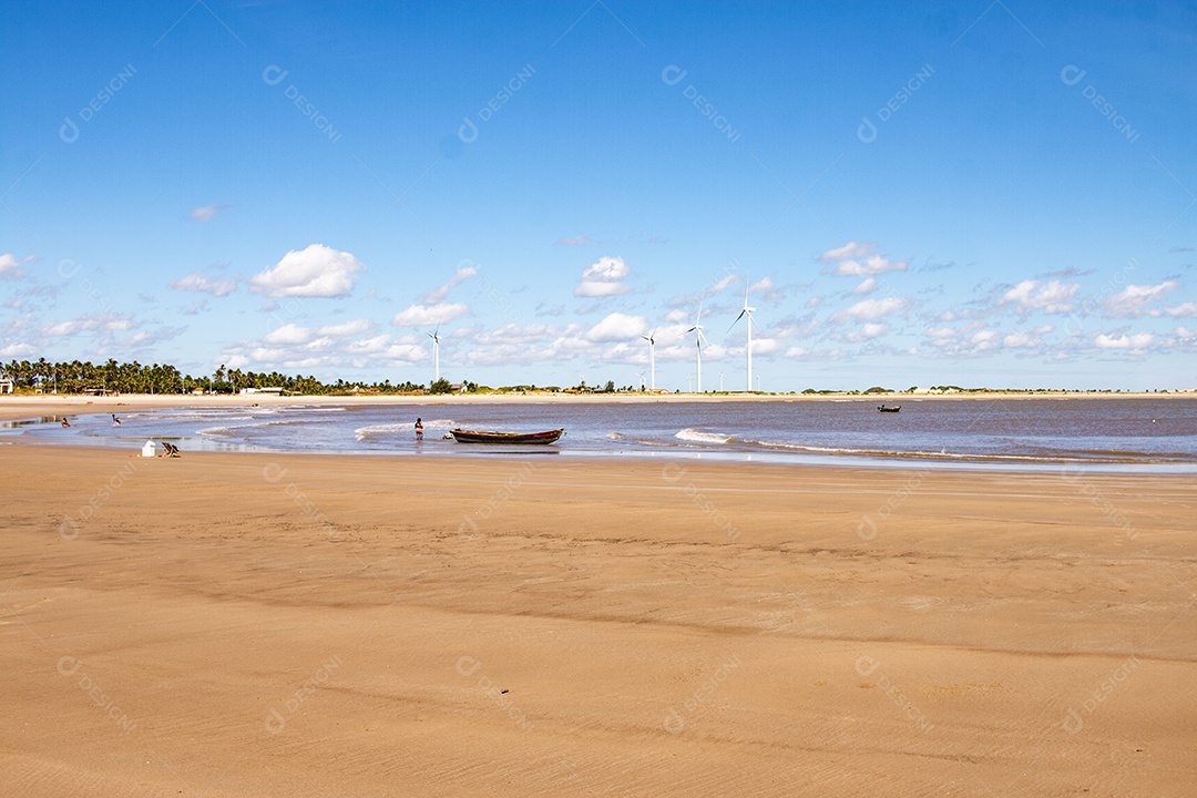 Praia da pedra do sal em Parnaíba Piauí