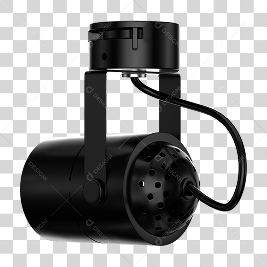 Elemento 3D Holofotes Luzes PNG Transparente