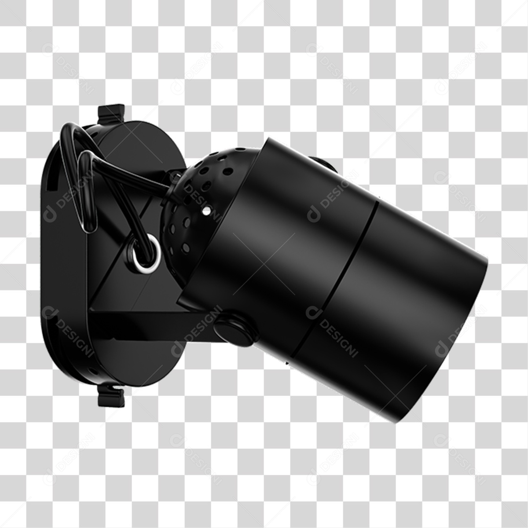 Elemento 3D Holofotes Luzes PNG Transparente