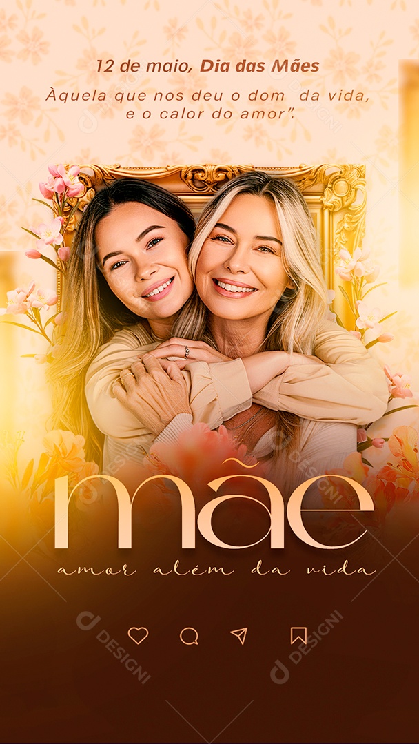 Feliz Dia Das Mães 12 de Maio Social Media PSD Editável