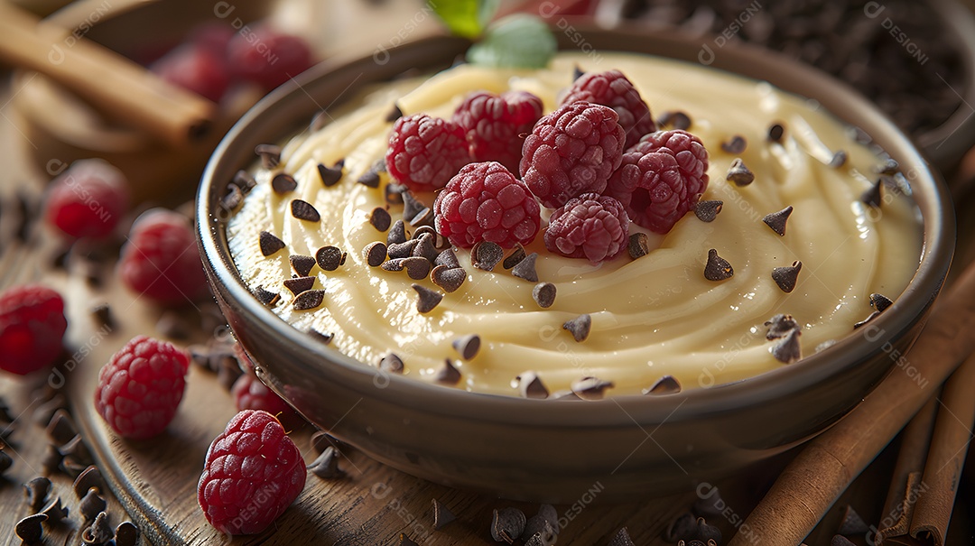 Tiramisù no copinho sobre fundo isolado