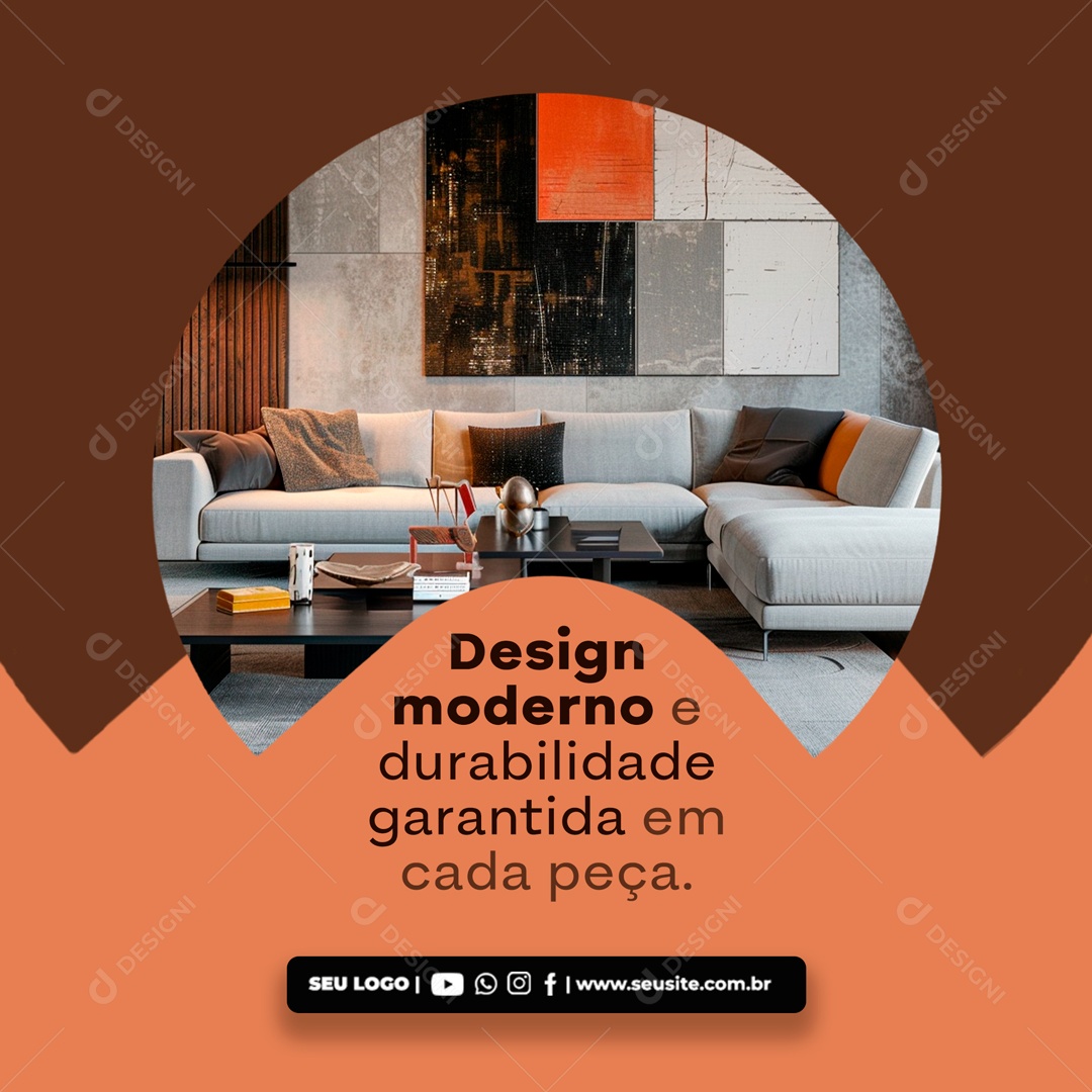 Design Moderno e Durabilidade Garantida em Cada Peça Social Media PSD Editável