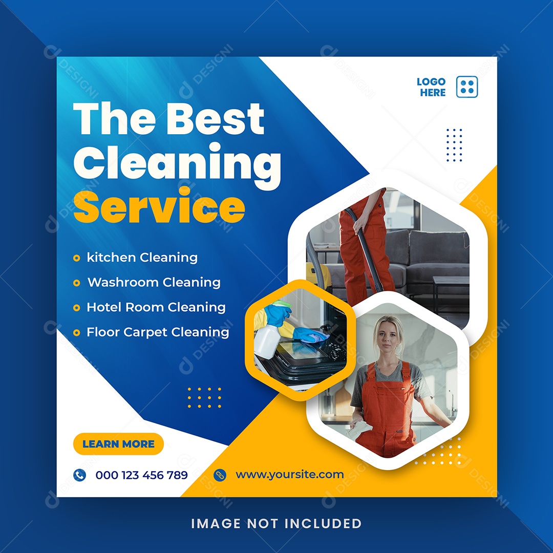 Serviços Gerais Social Media PSD Editável