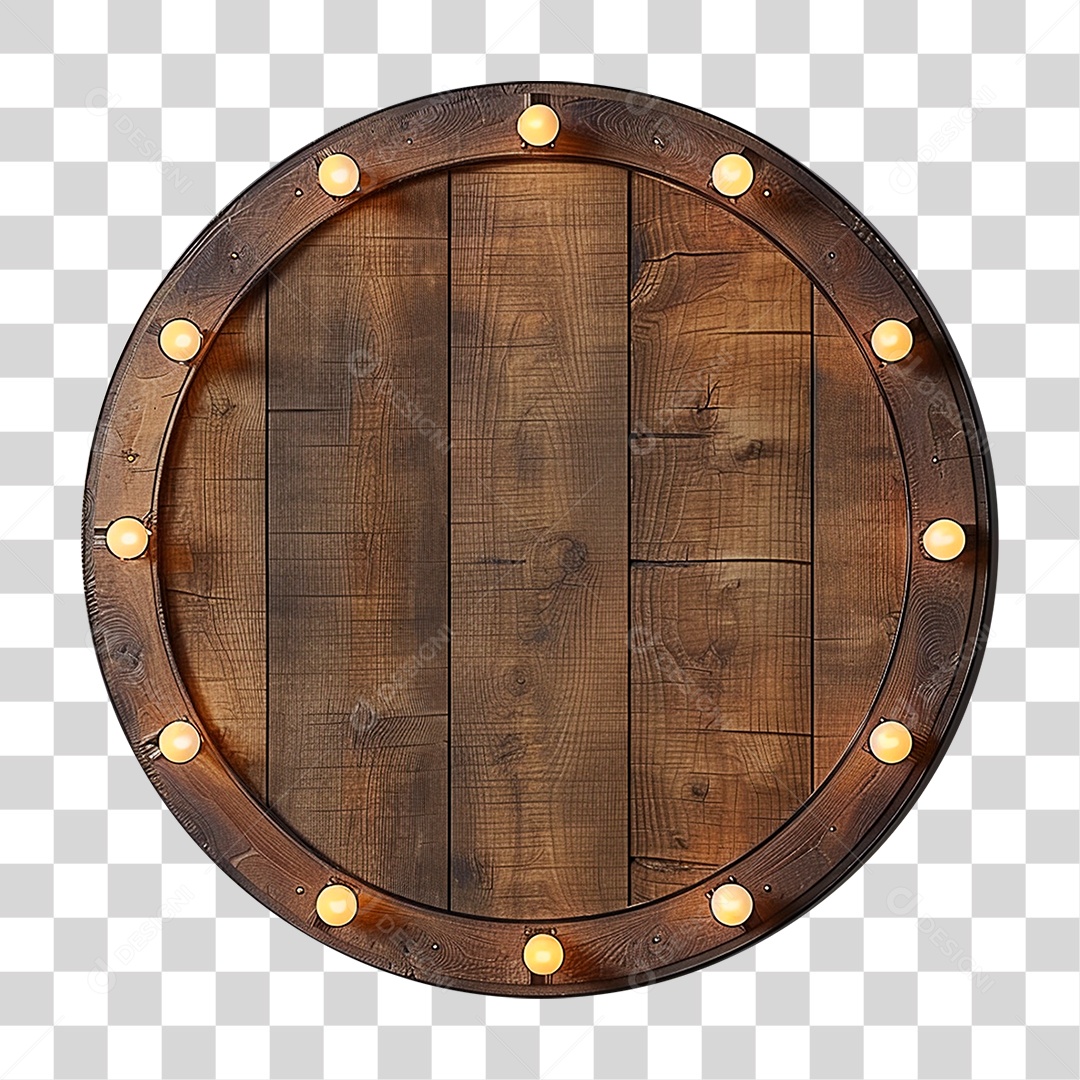 Placa de Madeira PNG Transparente