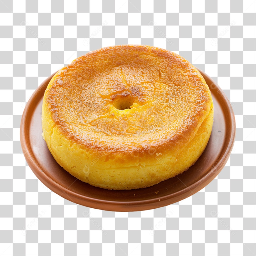 Bolo de Milho PNG Transparente