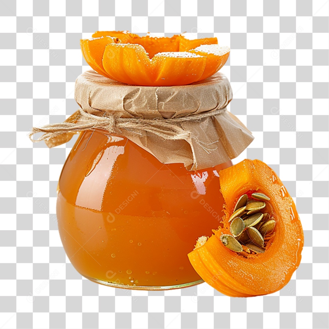 Doce de Abóbora PNG Transparente