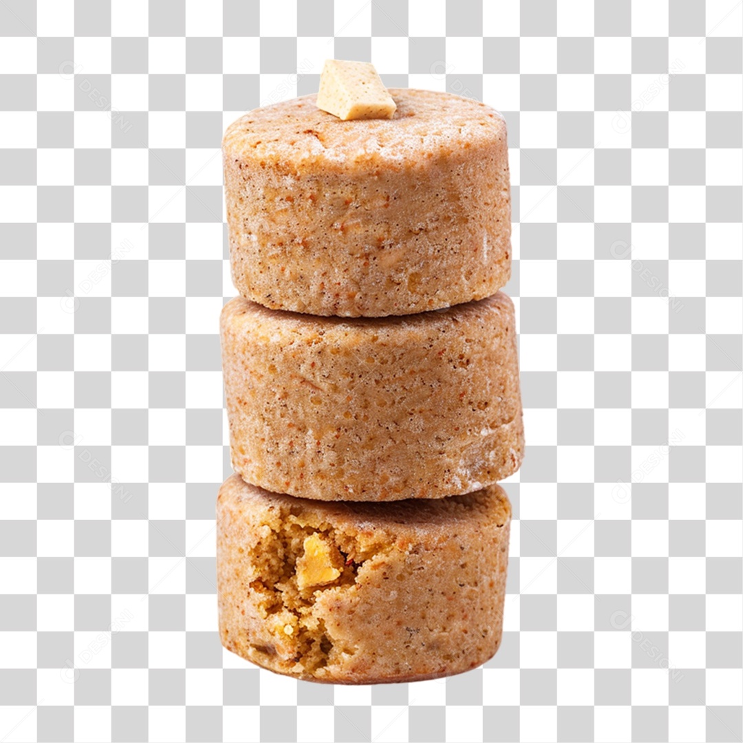 Paçoca de Amendoim PNG Transparente