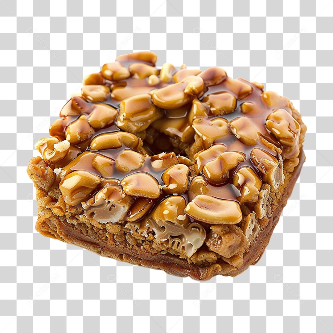 Doce Pé de Moleque PNG Transparente