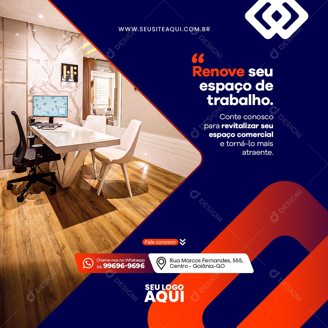 Arquiteto Projetos e Construções Social Media PSD Editável