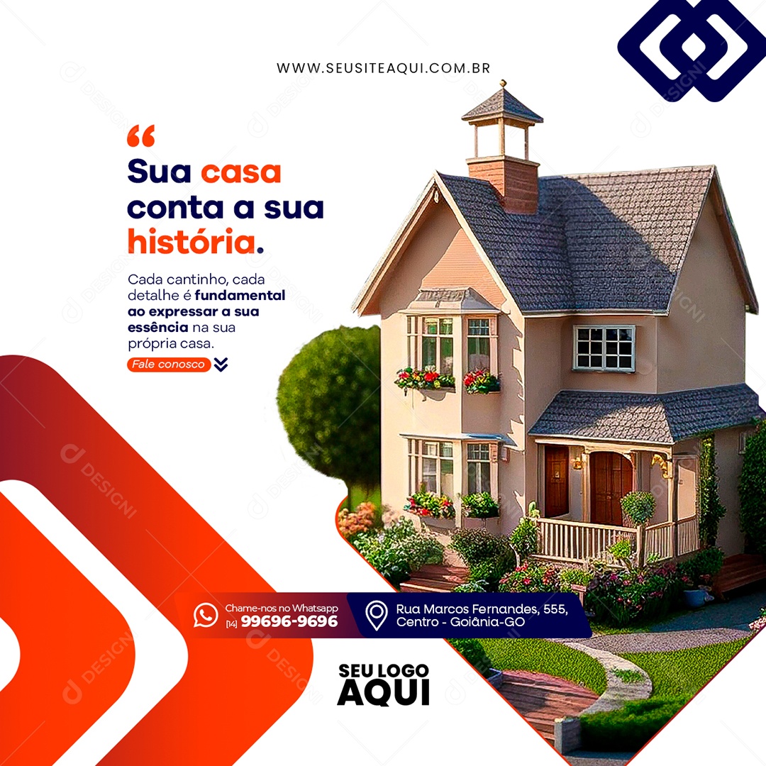 Arquiteto Projetos e Construções Social Media PSD Editável