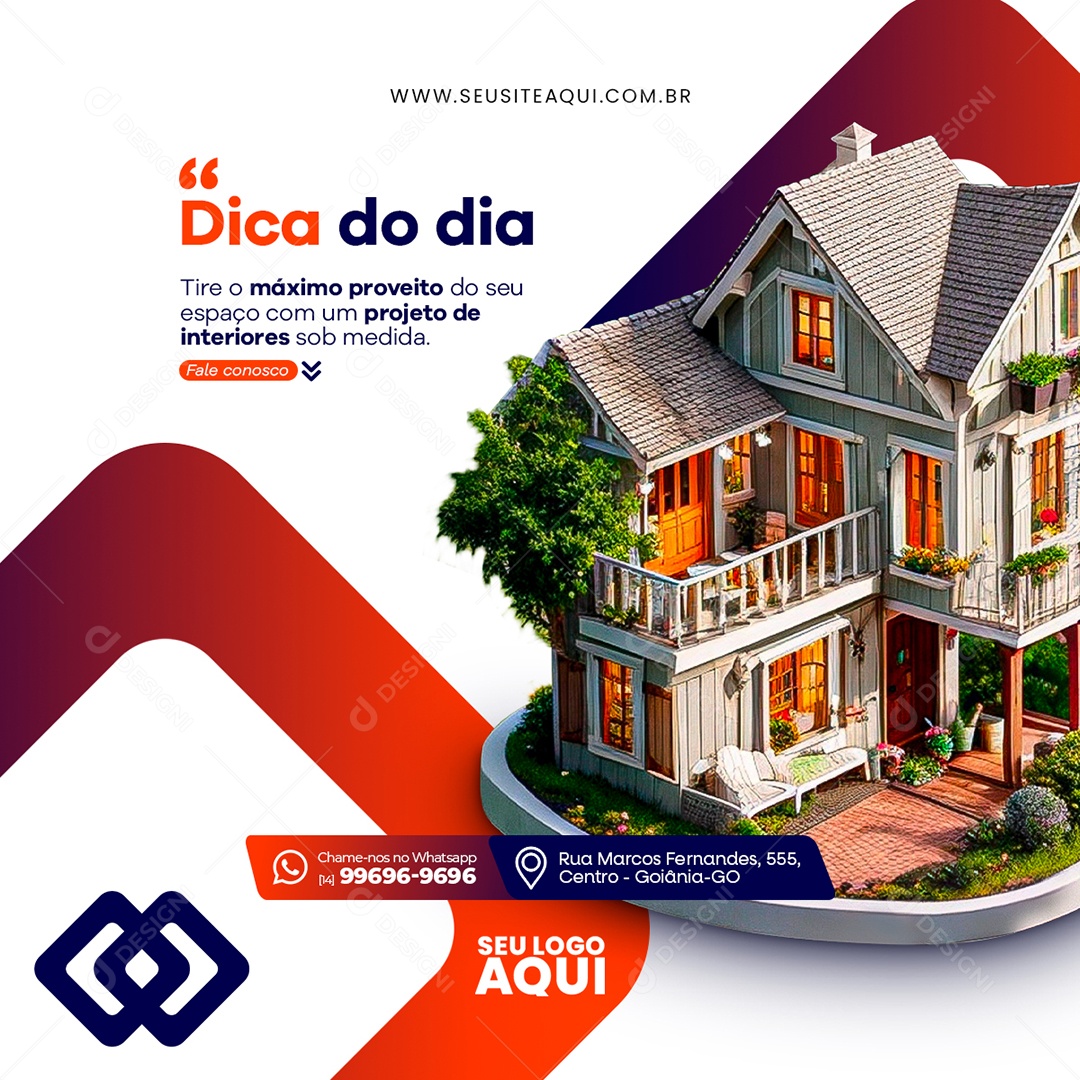 Arquiteto Projetos e Construções Social Media PSD Editável