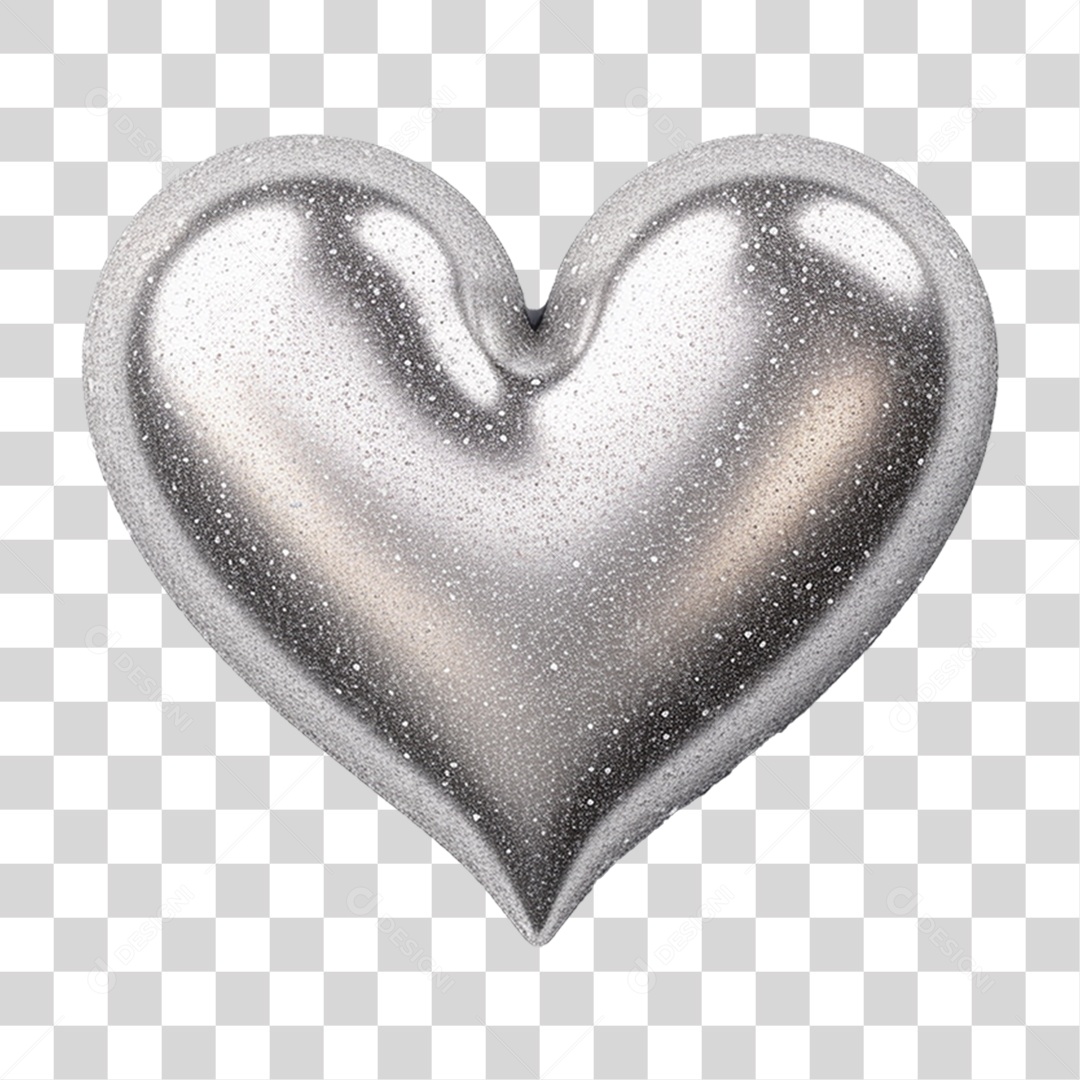 Transparent PNG Heart 3D Element