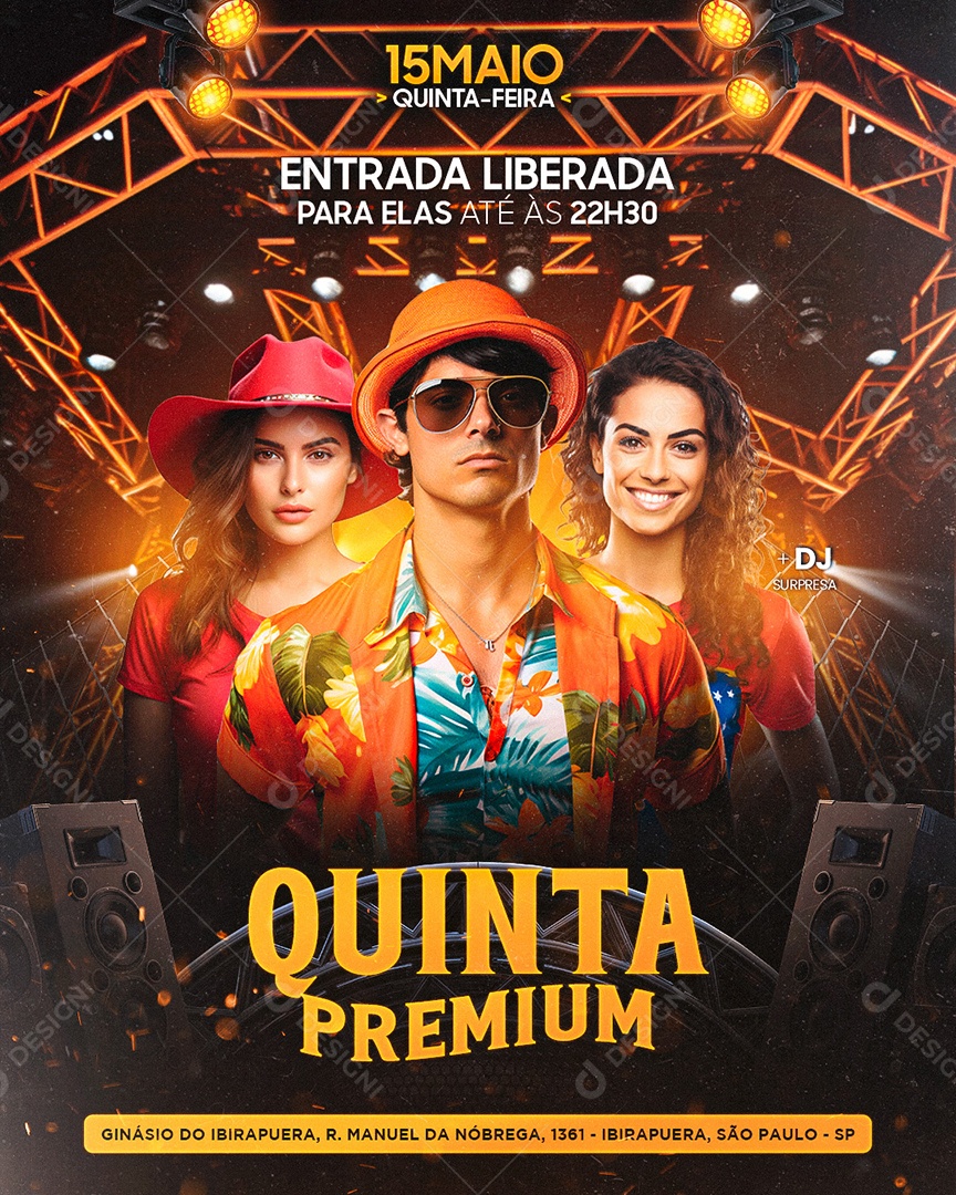 Flyer Quinta Premium Social Media PSD Editável