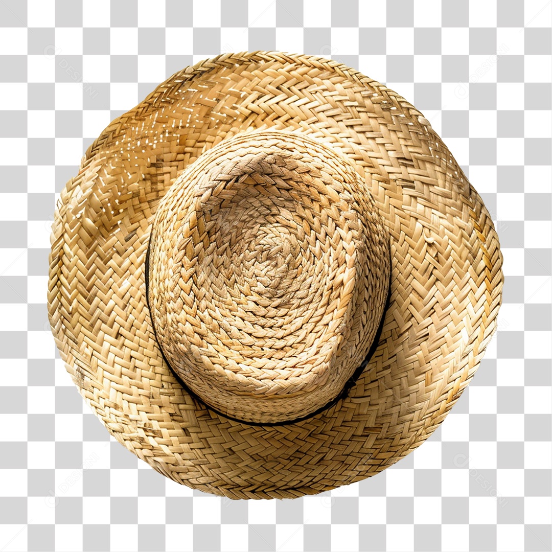 Chapéu de Palha São João PNG Transparente