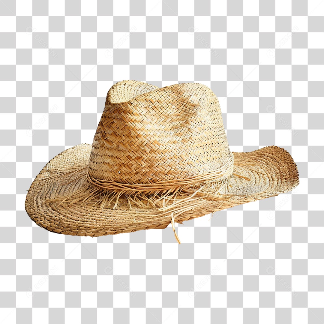 Chapéu de Palha São João PNG Transparente
