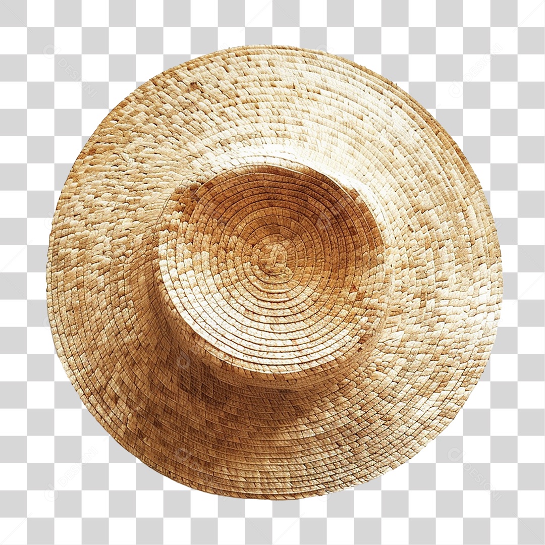 Chapéu de Palha São João PNG Transparente