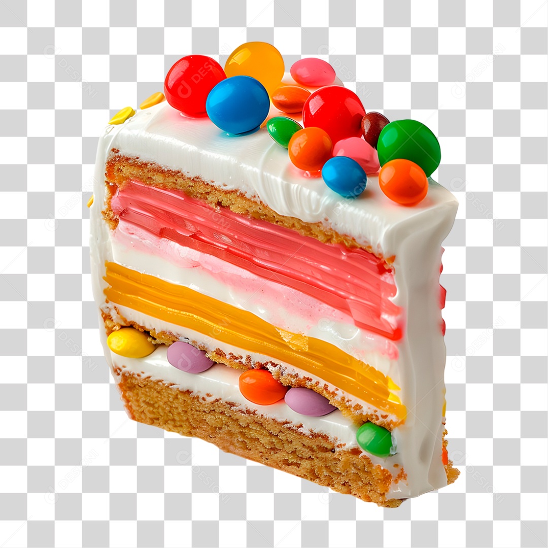 Fatia de Bolo PNG Transparente