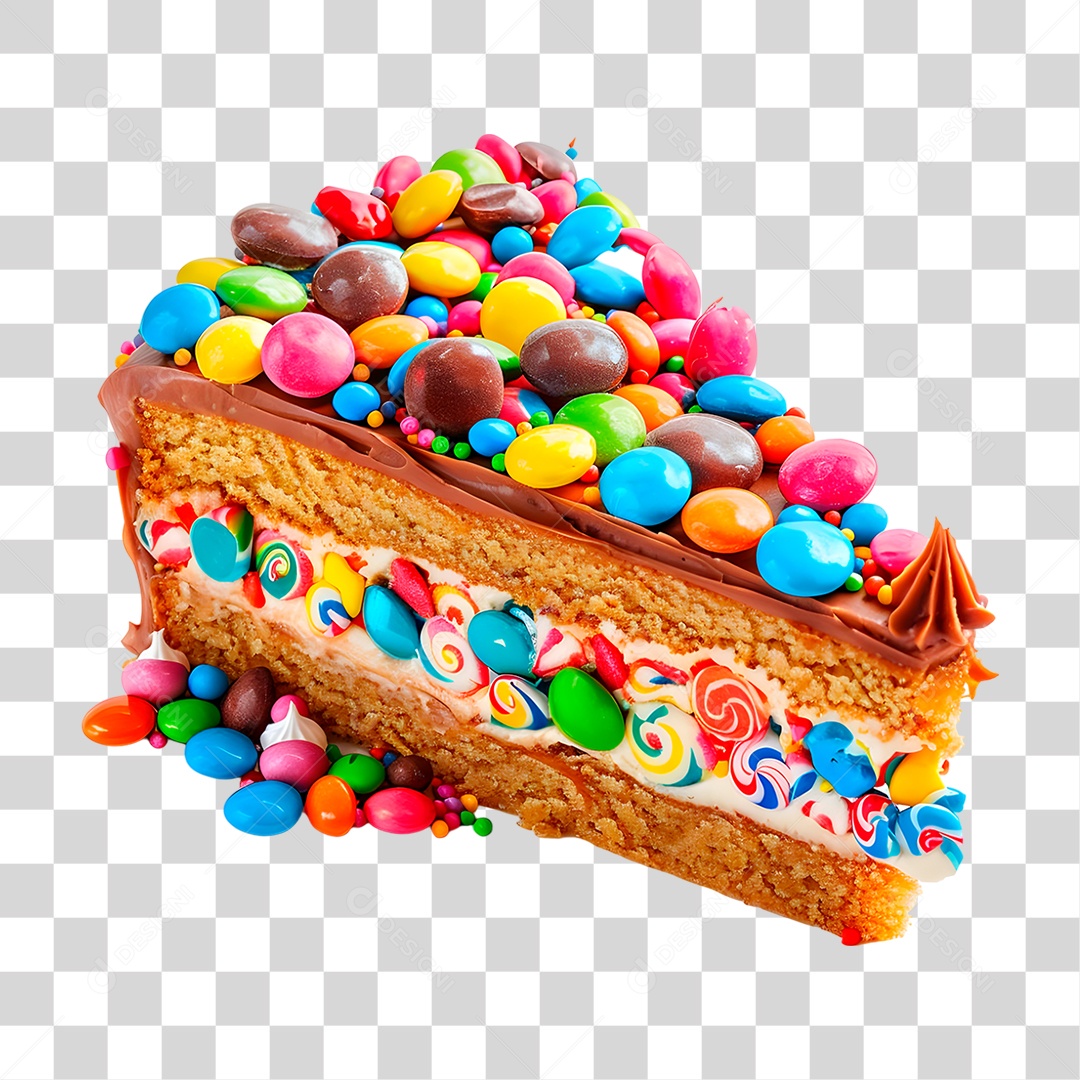 Fatia de Bolo PNG Transparente