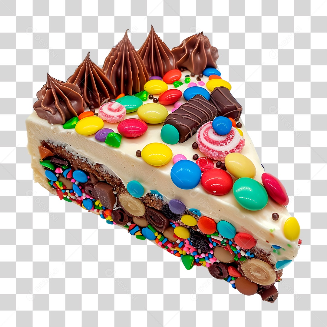 Fatia de Bolo PNG Transparente