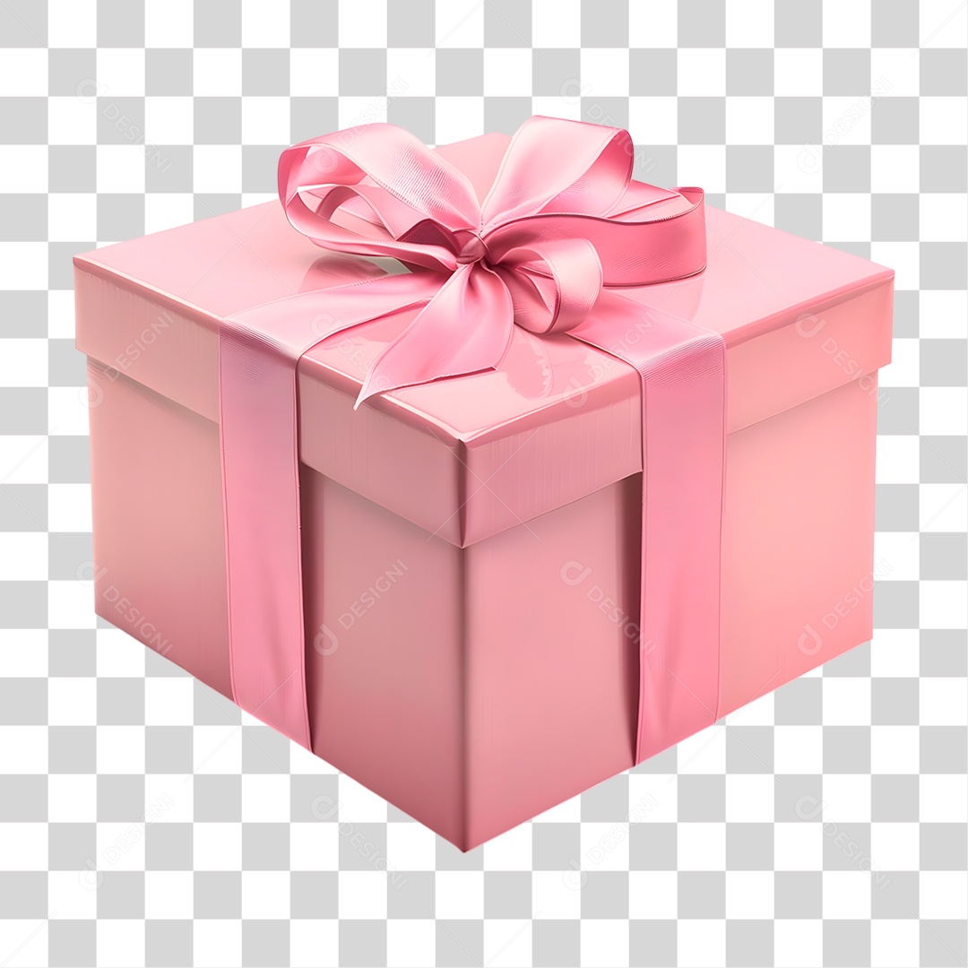 Caixa de Presente PNG Transparente