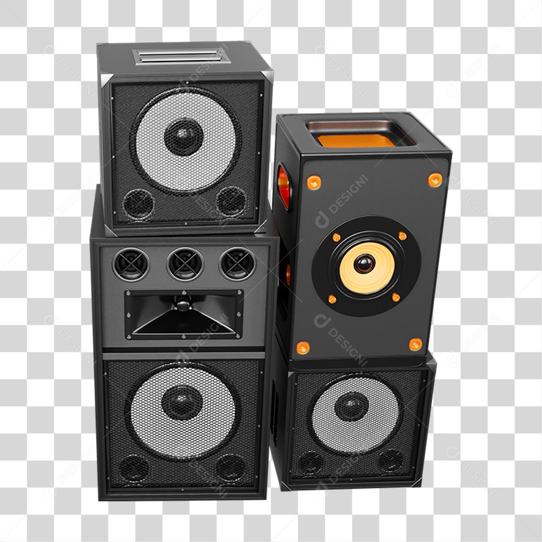 Caixas de Som Alto-falantes Músicas PNG Transparente
