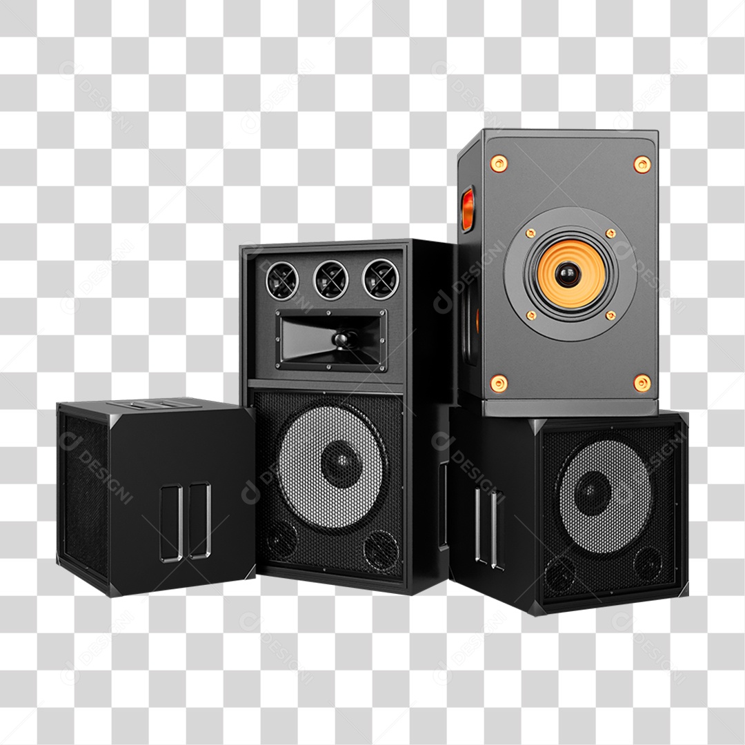 Caixas de Som Alto-falantes Músicas PNG Transparente