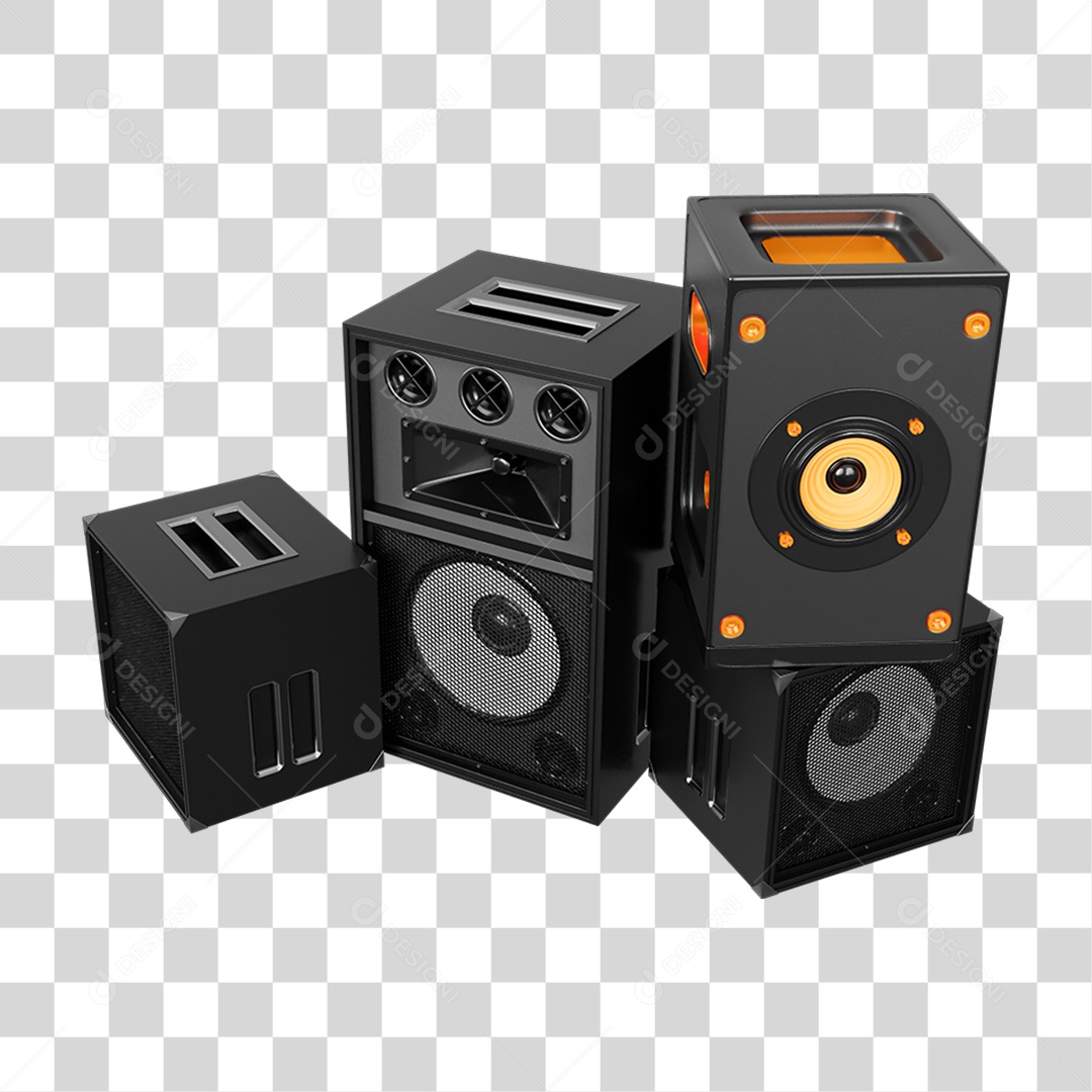 Caixas de Som Alto-falantes Músicas PNG Transparente