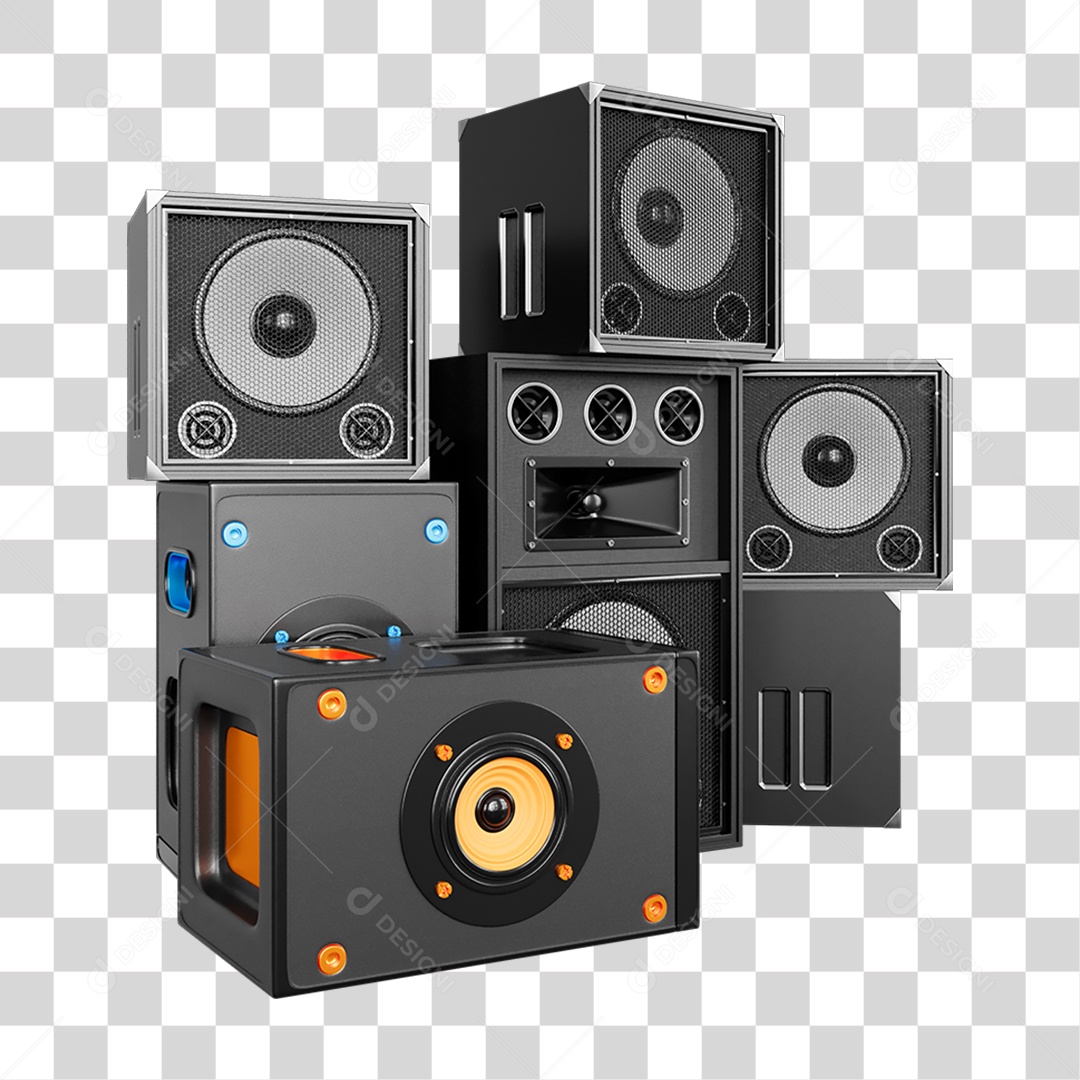 Caixas de Som Alto-falantes Músicas PNG Transparente