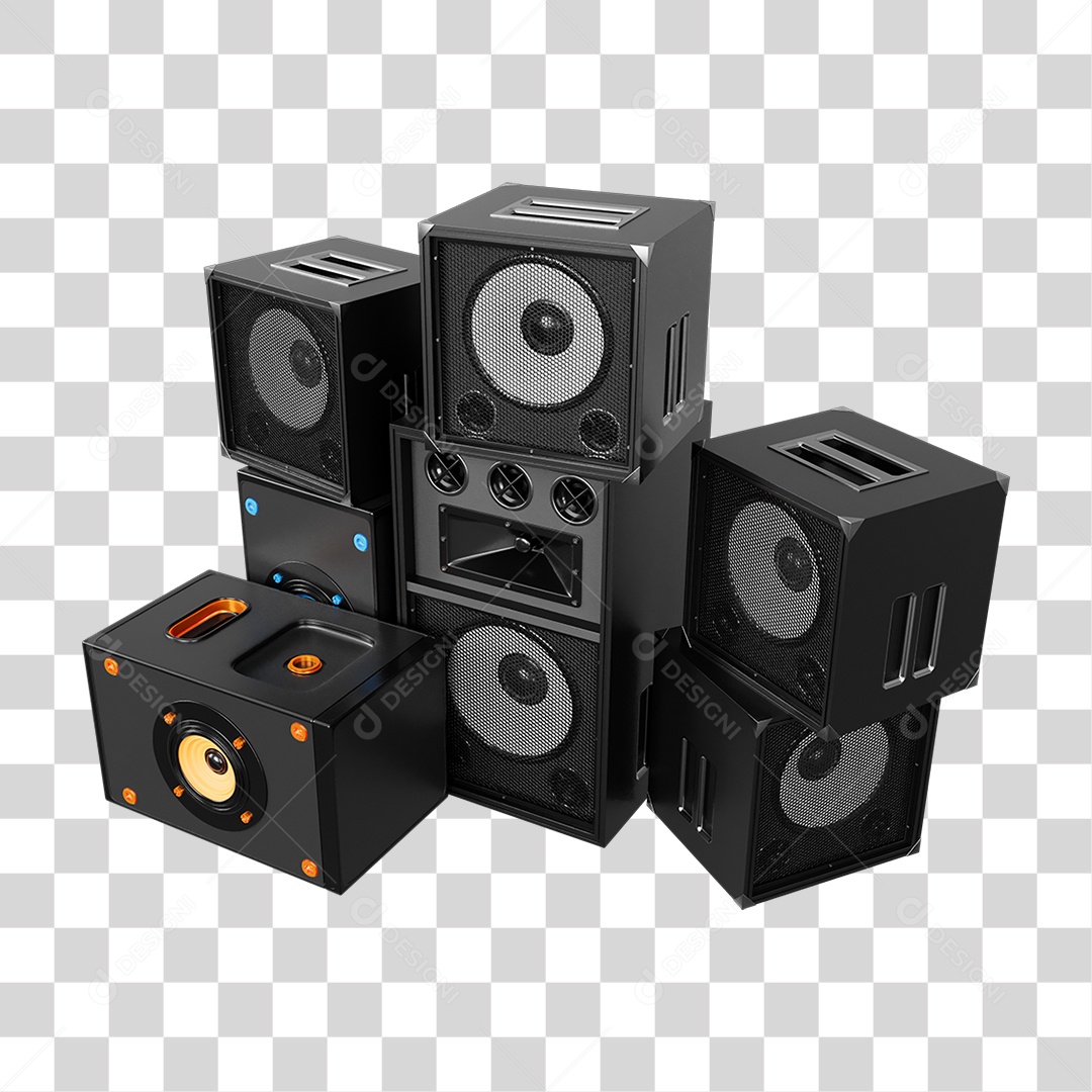 Caixas de Som Alto-falantes Músicas PNG Transparente