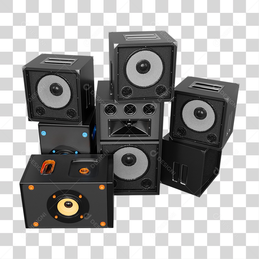 Caixas de Som Alto-falantes Músicas PNG Transparente