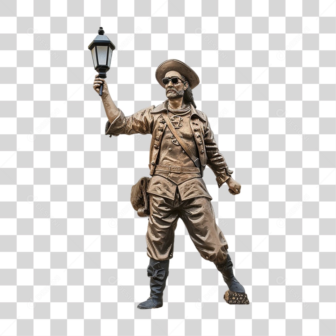 Estátua Moldura PNG Transparente