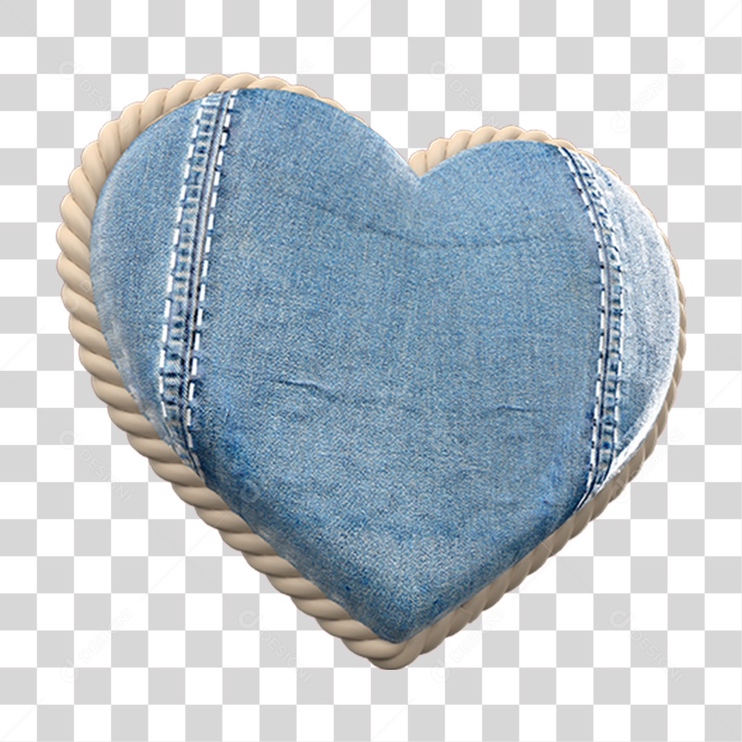Transparent PNG Pillow Cloth Heart Element