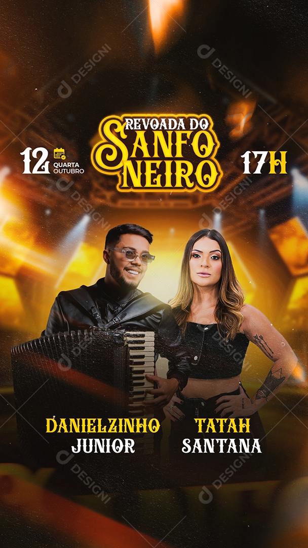 Revoada do Sanfoneiro Social Media PSD Editável