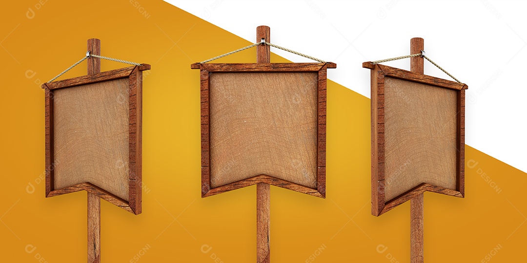 Elemento 3D de Festa Junina PSD