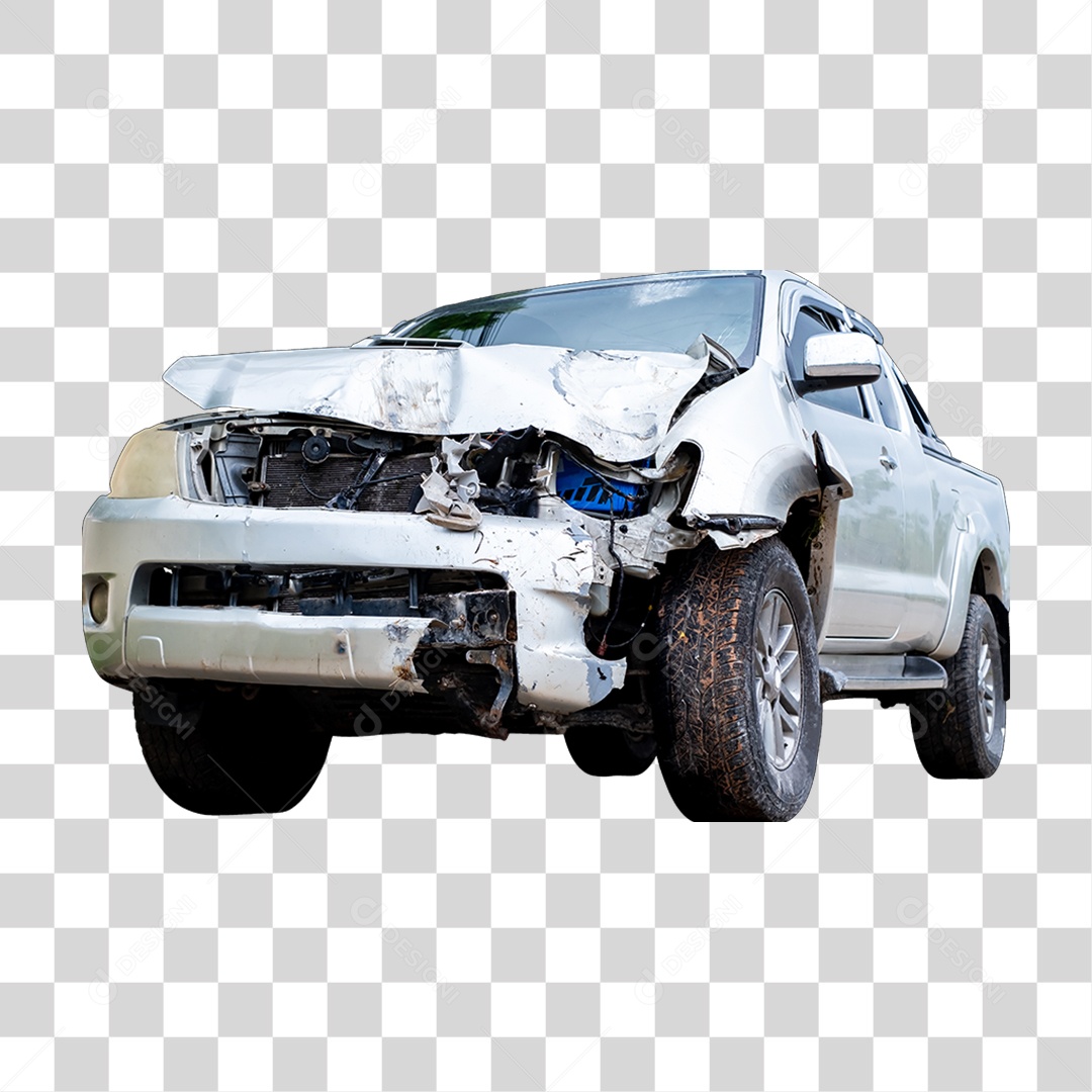 Carros Batidos Funilaria PNG Transparente