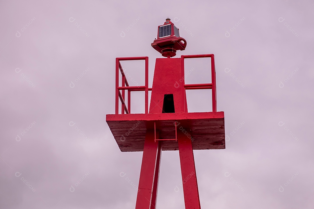 Sinalização marítima monitoramento por radar